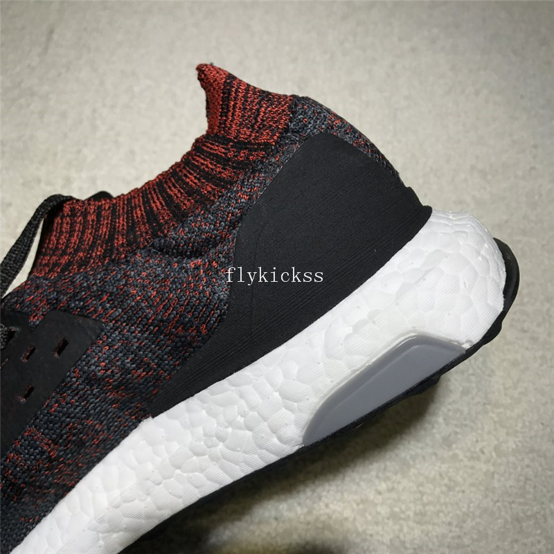 Adidas Ultra Boost Uncaged UB Sock Black Grey Red